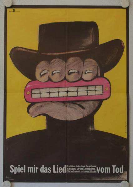 Spiel mir das Lied vom Tod originales DDR Filmplakat
